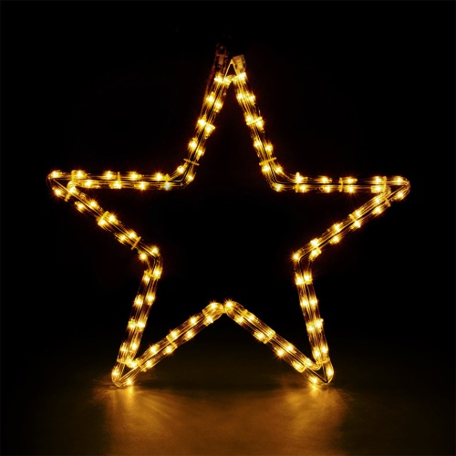 Фигура светодиодная для дома и улицы (теплый свет) Vegas Звезда 96 LED, 56 см, 24V 55039 фото 3